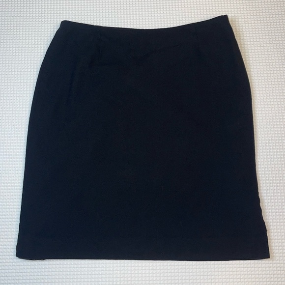 Black Pendleton Pencil Skirt - Picture 3 of 8